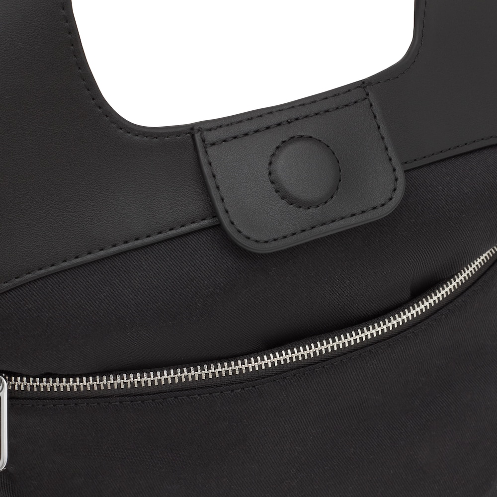Medium black Tote bag TOUS Lirio Rafia