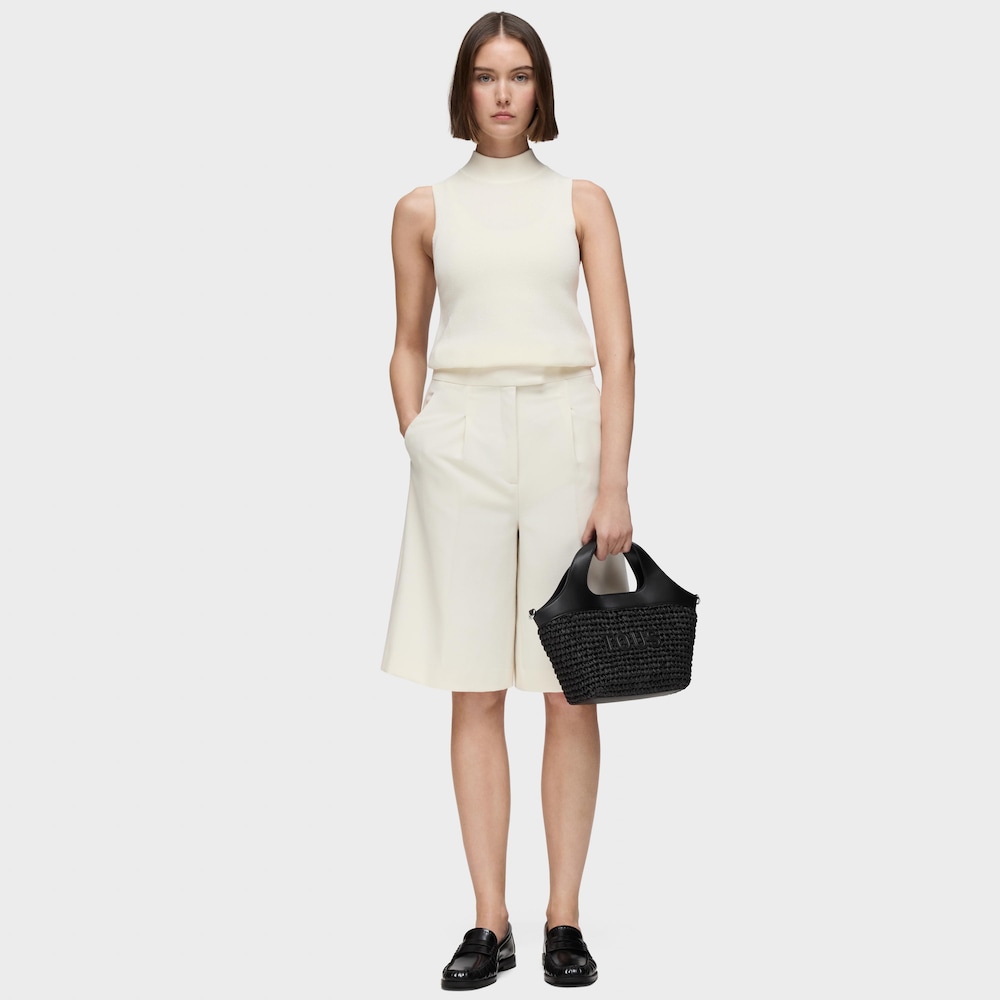 Medium black Tote bag TOUS&nbsp;Lirio Rafia