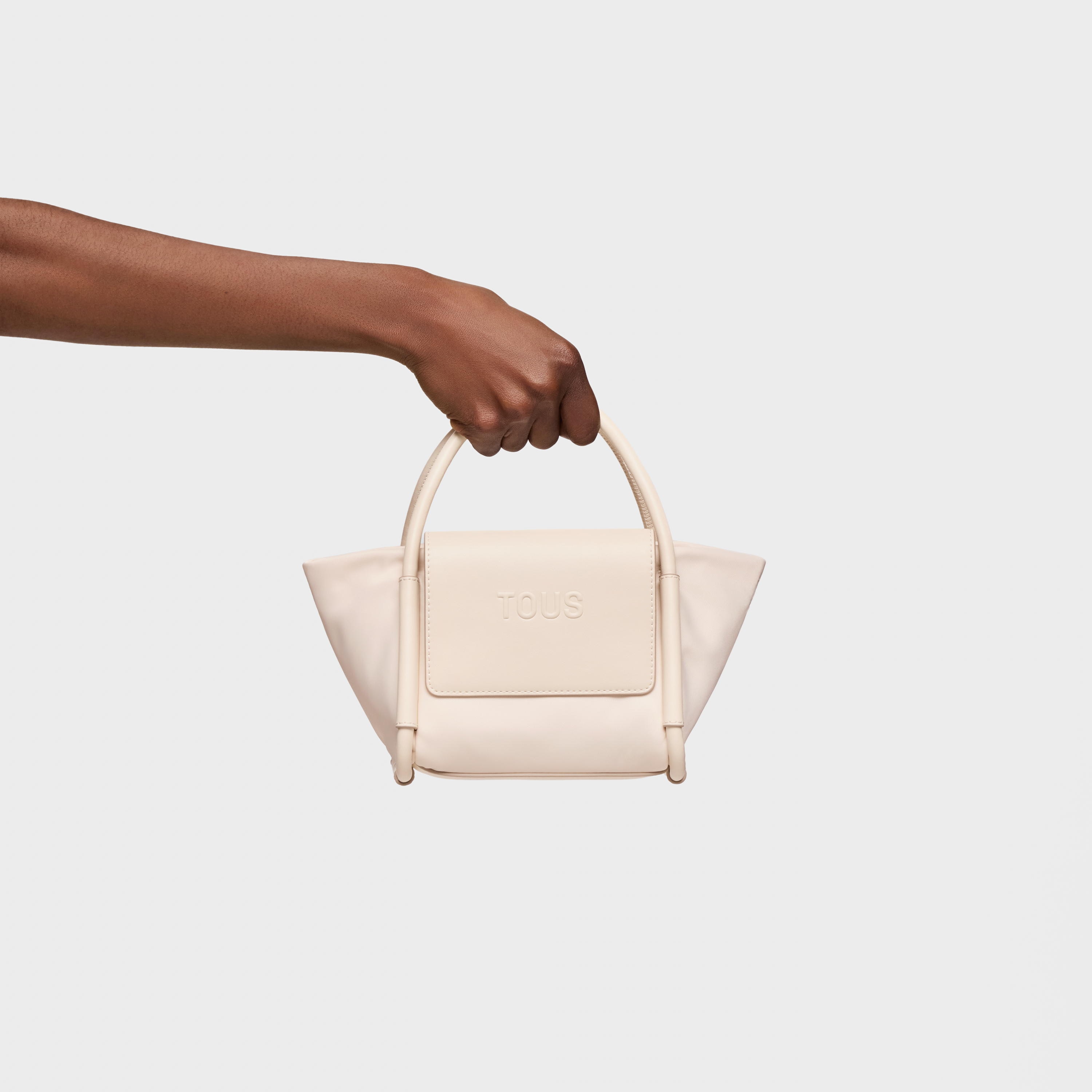 Small beige Tote bag TOUS Silhouette Soft