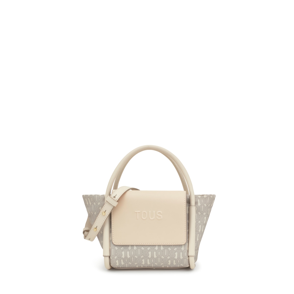 Small beige print Tote bag TOUS Silhouette Soft