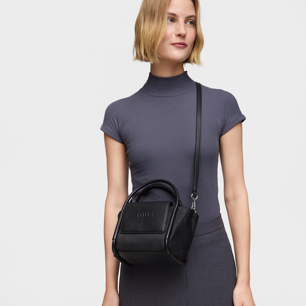 Tote bag nera piccola TOUS Silhouette Soft