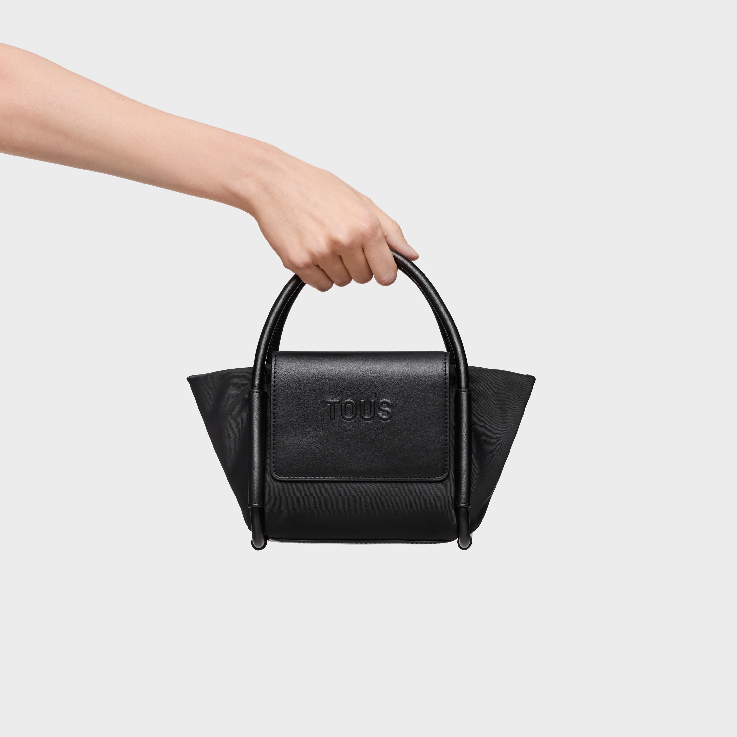 Small black Tote bag TOUS Silhouette Soft