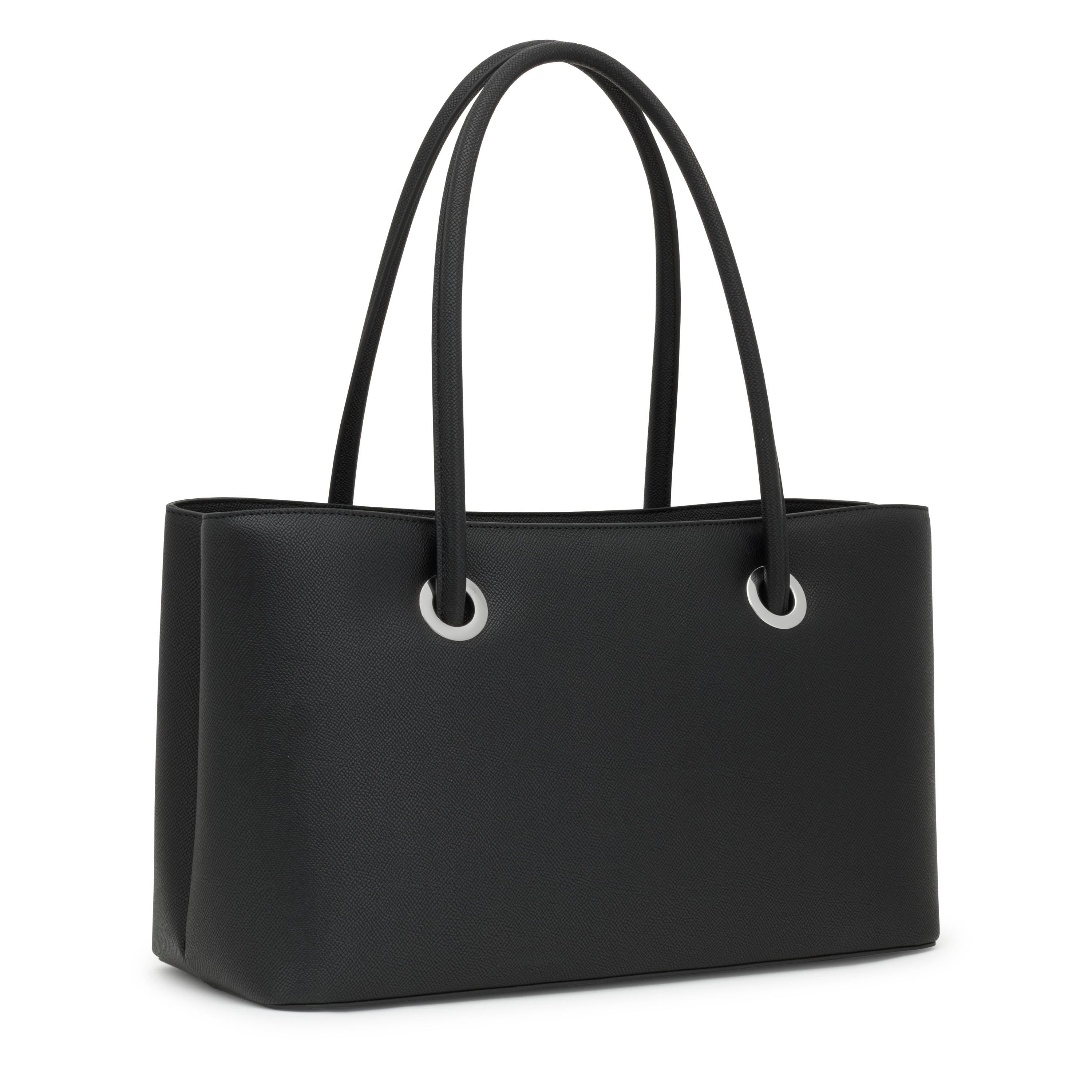 Large black City bag TOUS Poppy