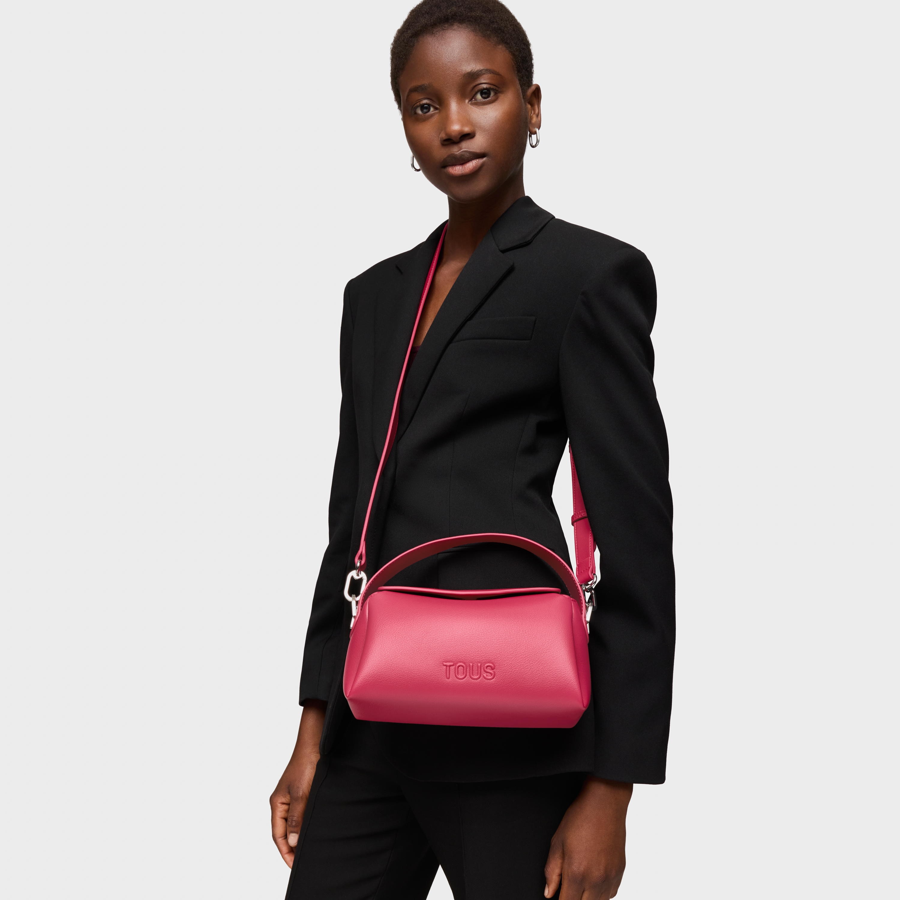 Small fuchsia Crossbody bag TOUS Bloom