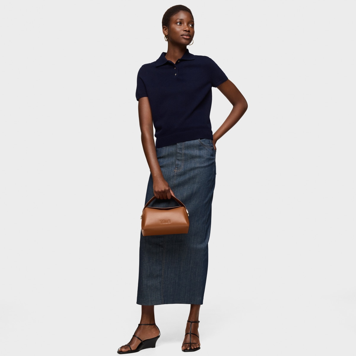 Small camel Crossbody bag TOUS Bloom