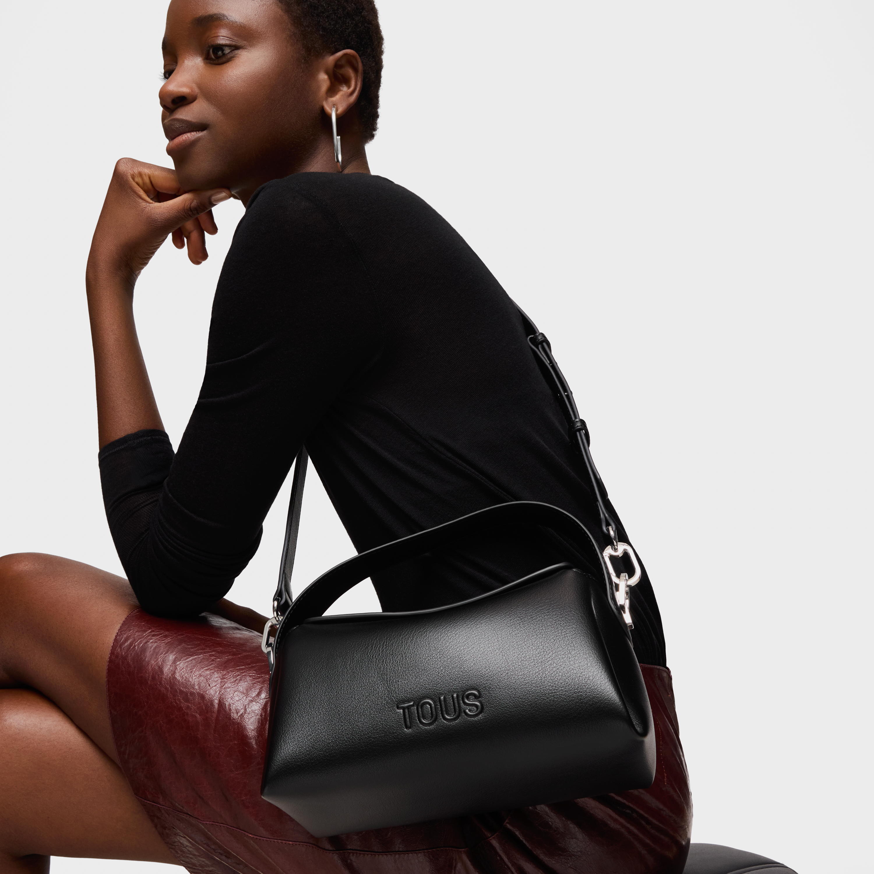 Small black Crossbody bag TOUS Bloom