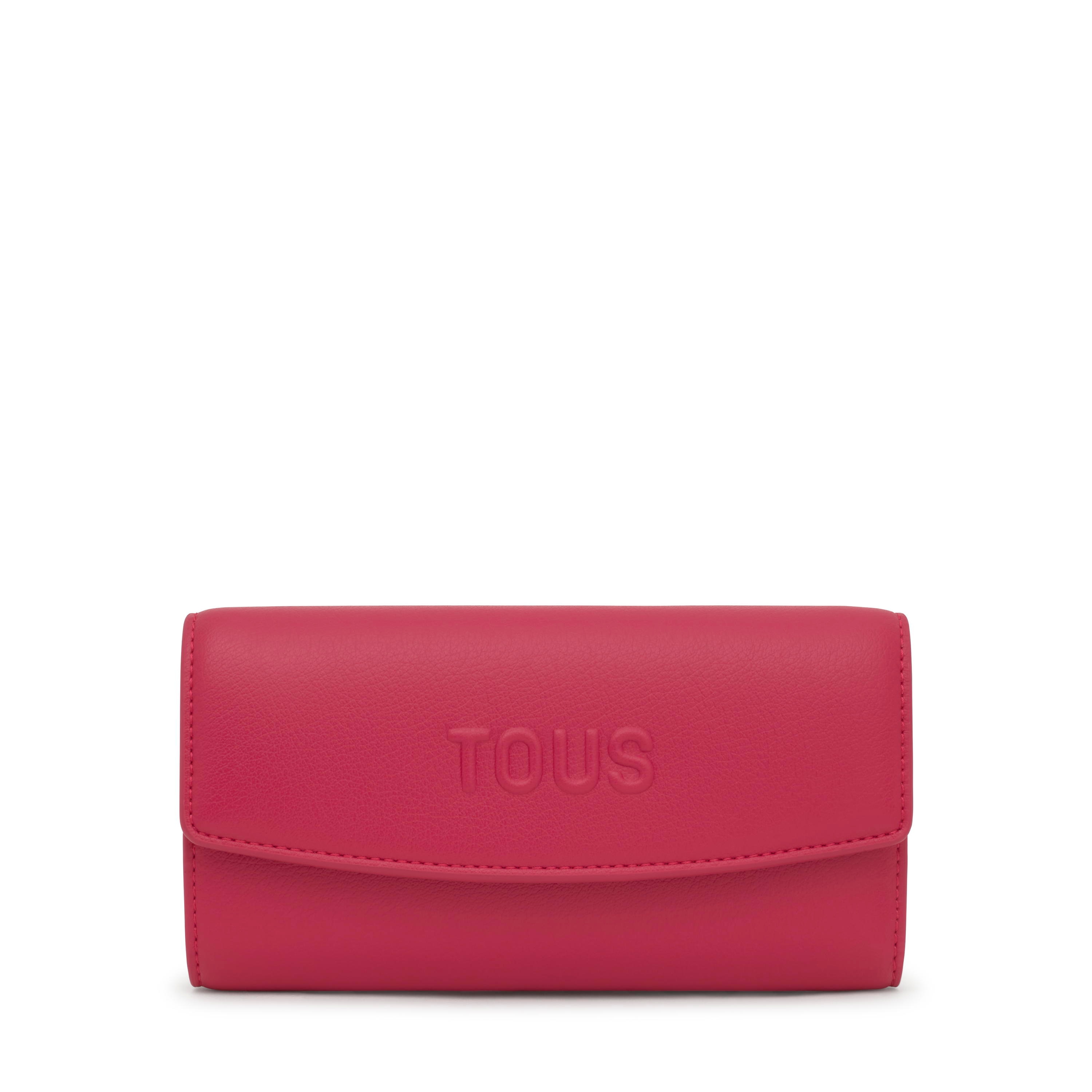 Large fuchsia Pocket Wallet TOUS Bloom