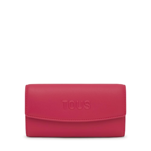 Large fuchsia Pocket Wallet TOUS Bloom