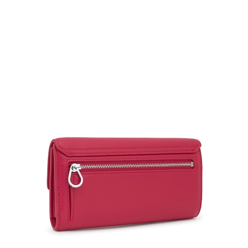 Large fuchsia Pocket Wallet TOUS Bloom