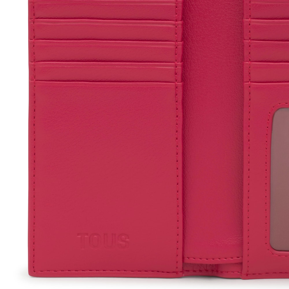 Large fuchsia Pocket Wallet TOUS&nbsp;Bloom