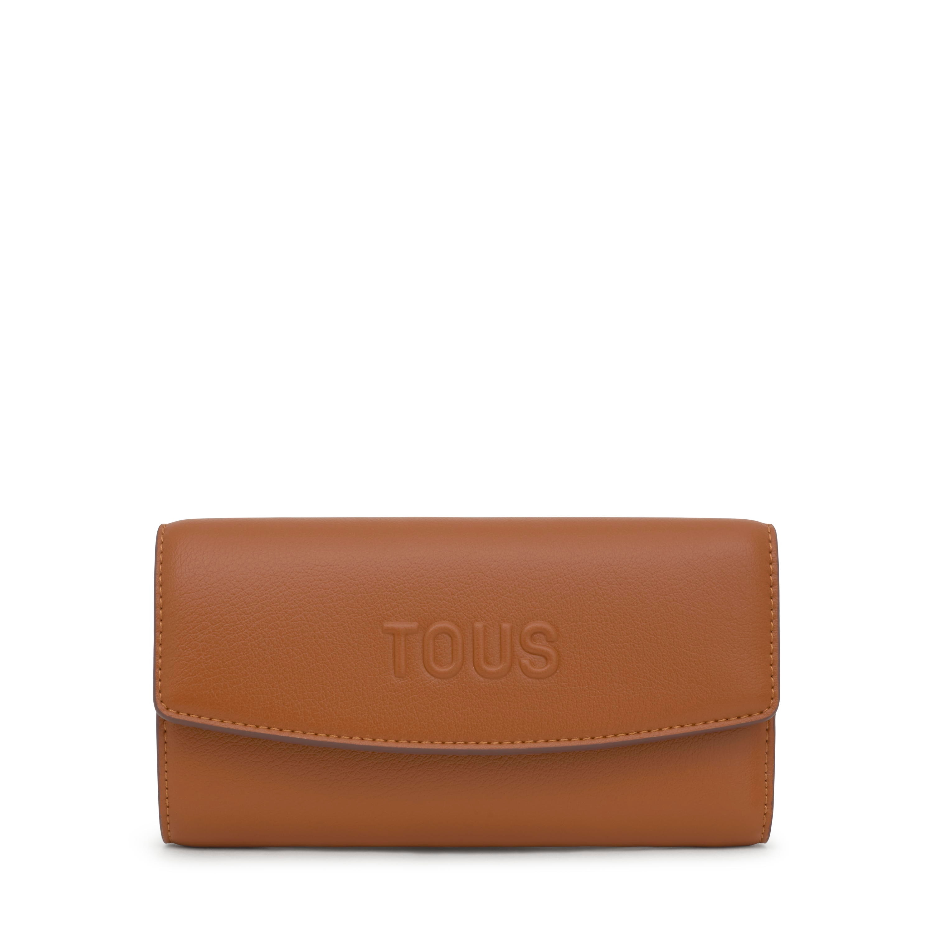 Large camel Pocket Wallet TOUS Bloom