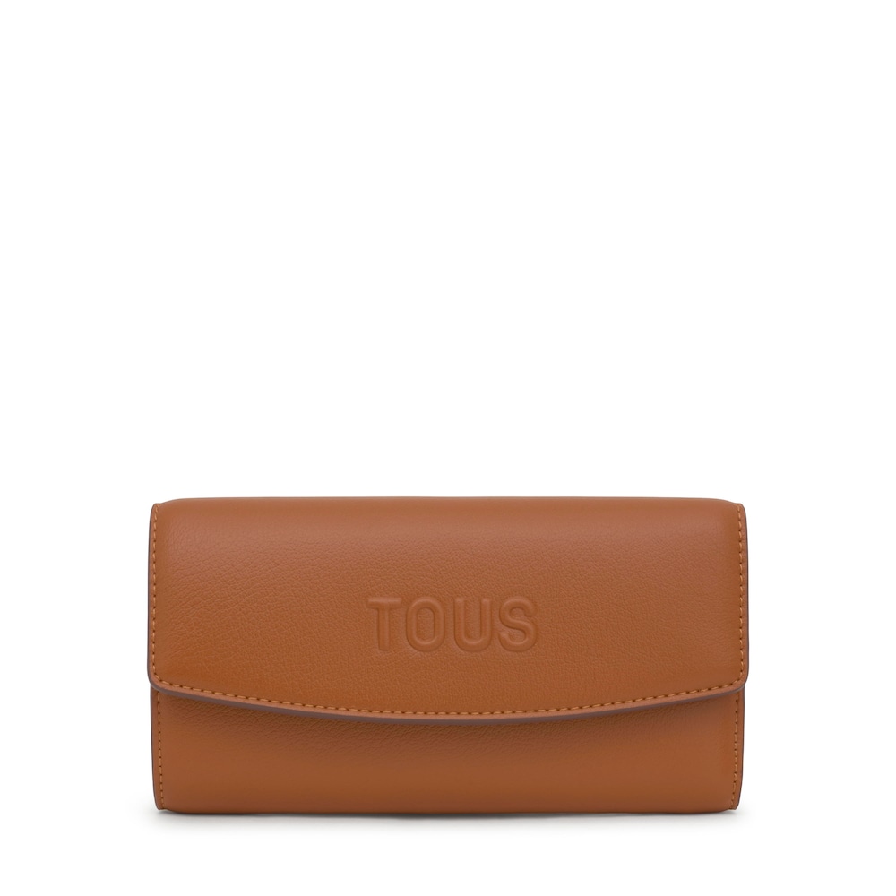 Large camel Pocket Wallet TOUS Bloom