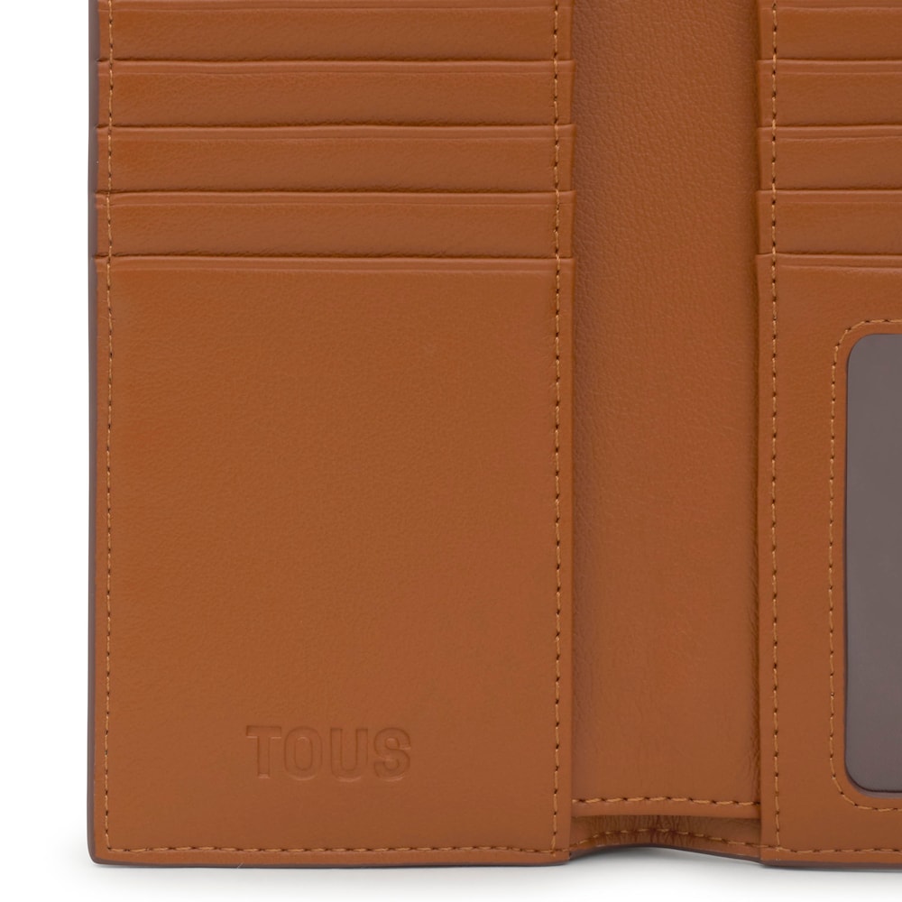 Billetera grande Pocket camel TOUS Bloom Billetera grande Pocket camel TOUS Bloom