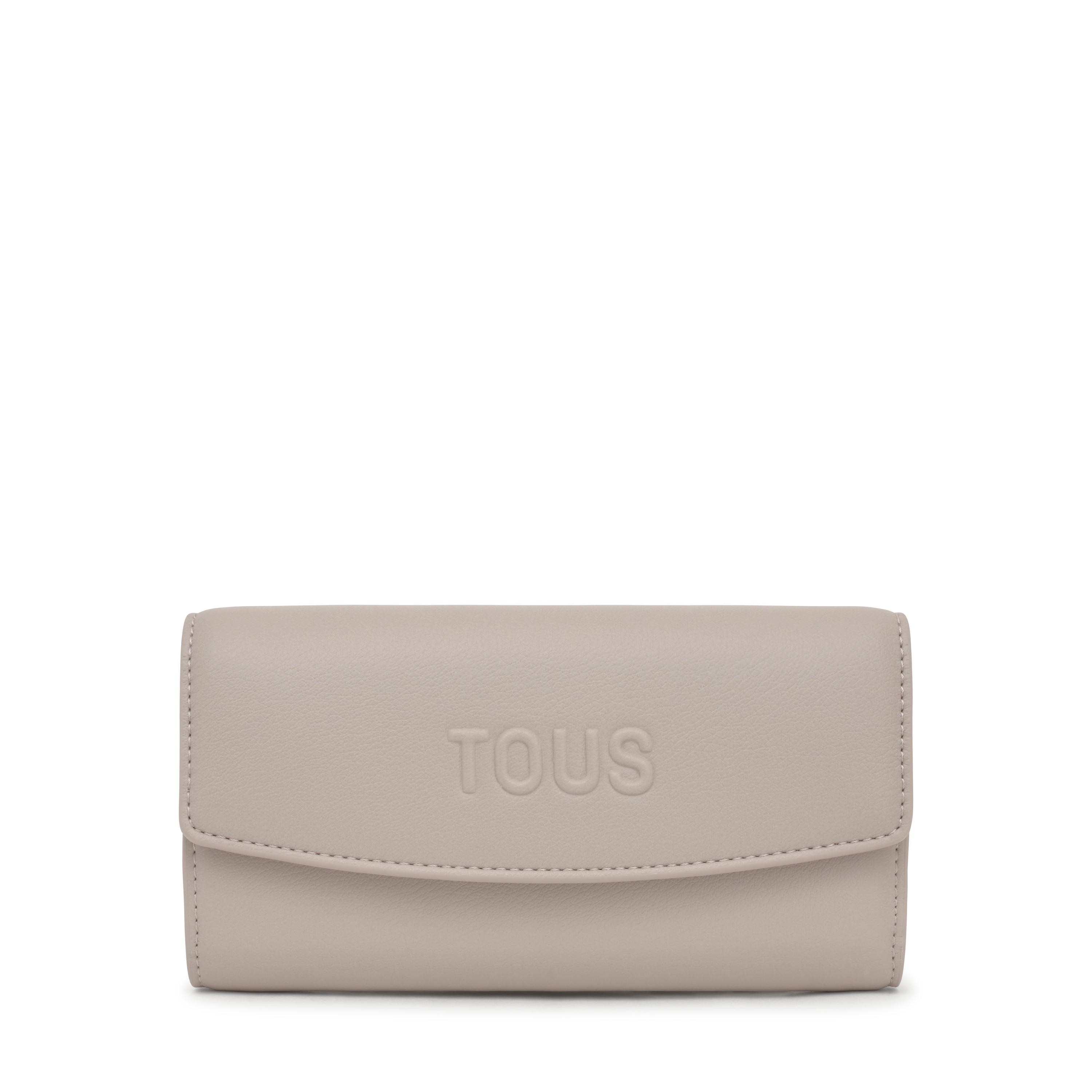 Large taupe Pocket Wallet TOUS Bloom