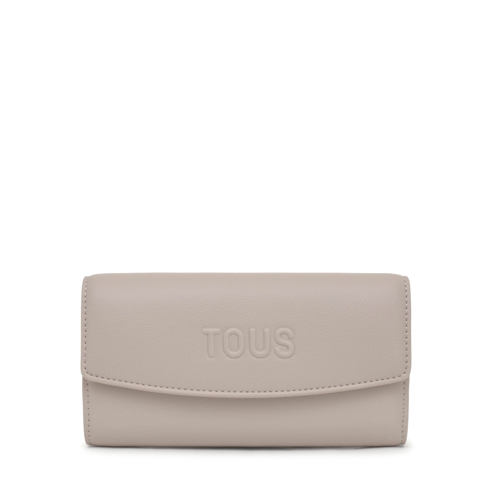 Large taupe Pocket Wallet TOUS Bloom