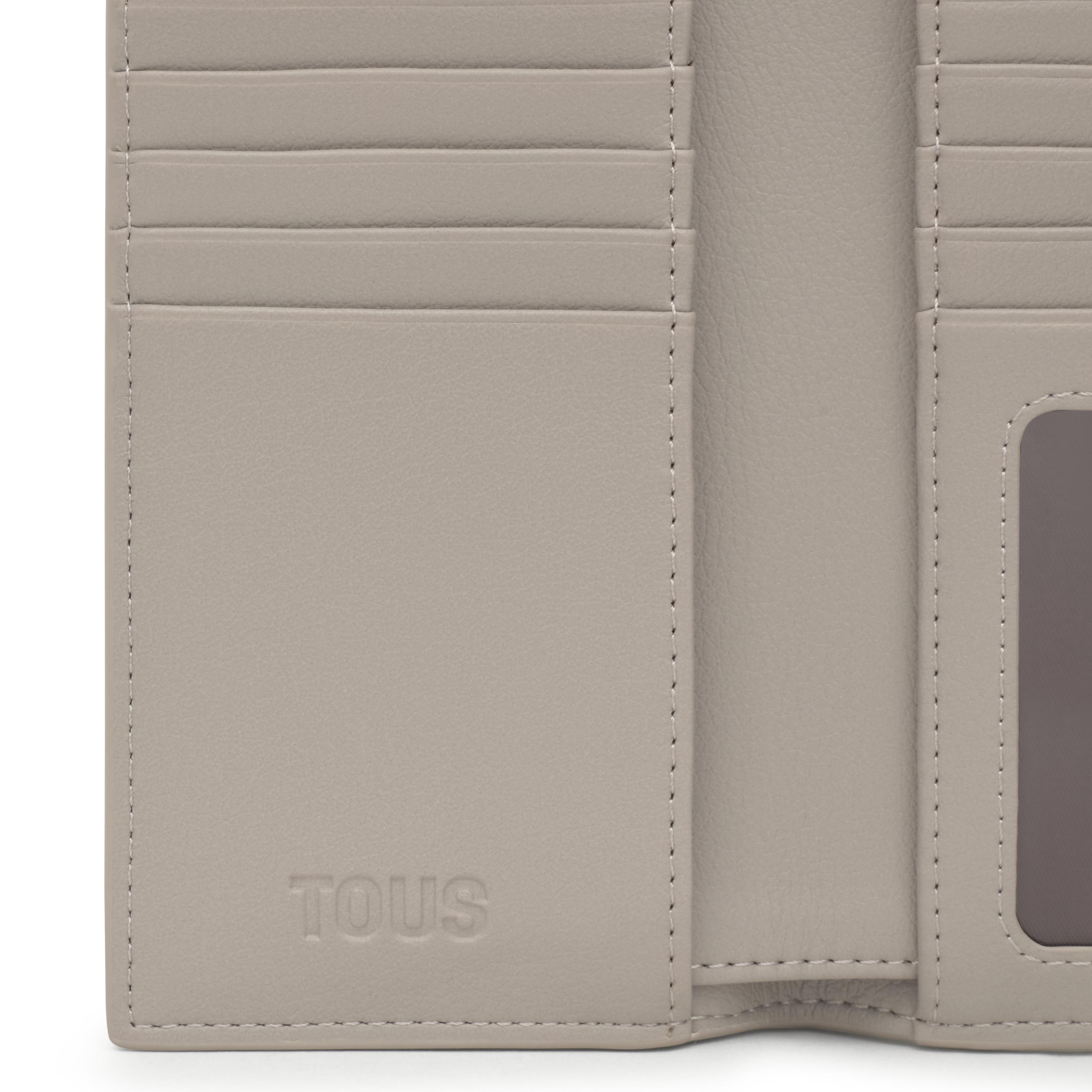 Large taupe Pocket Wallet TOUS Bloom