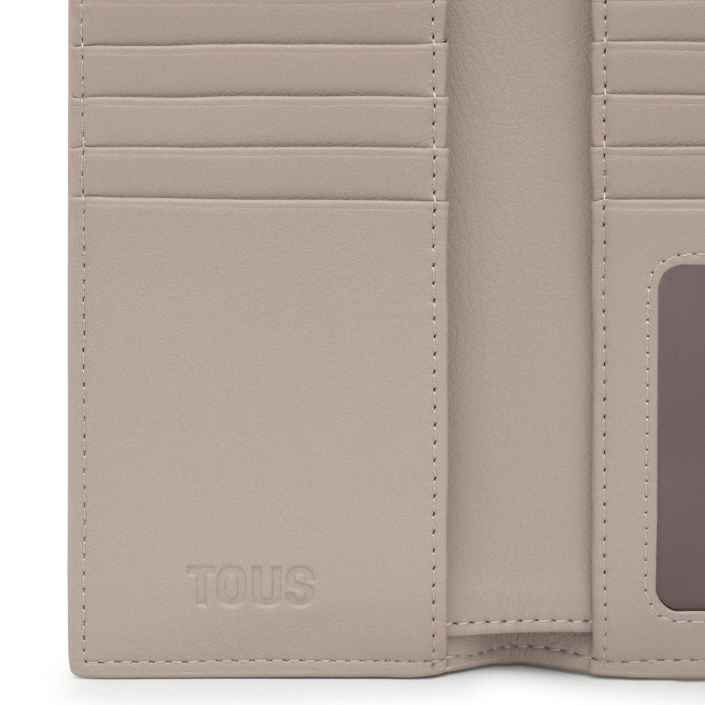 Large taupe Pocket Wallet TOUS&nbsp;Bloom