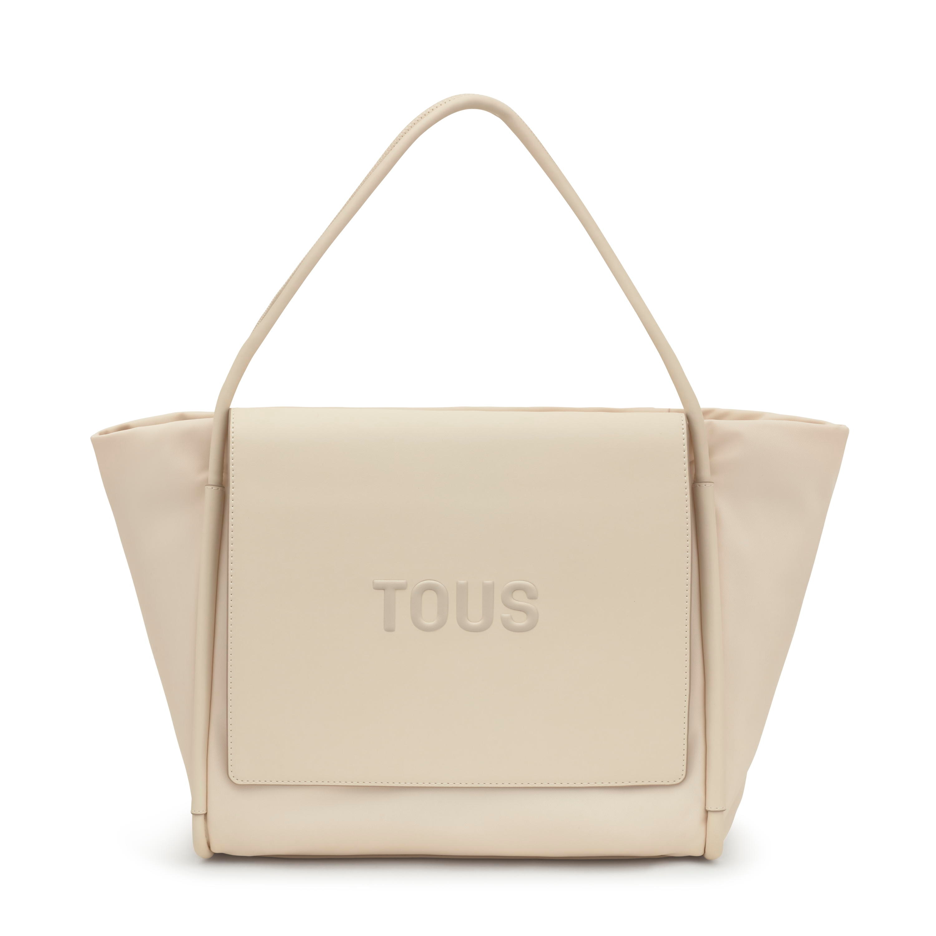 Large beige Tote bag TOUS Silhouette Soft