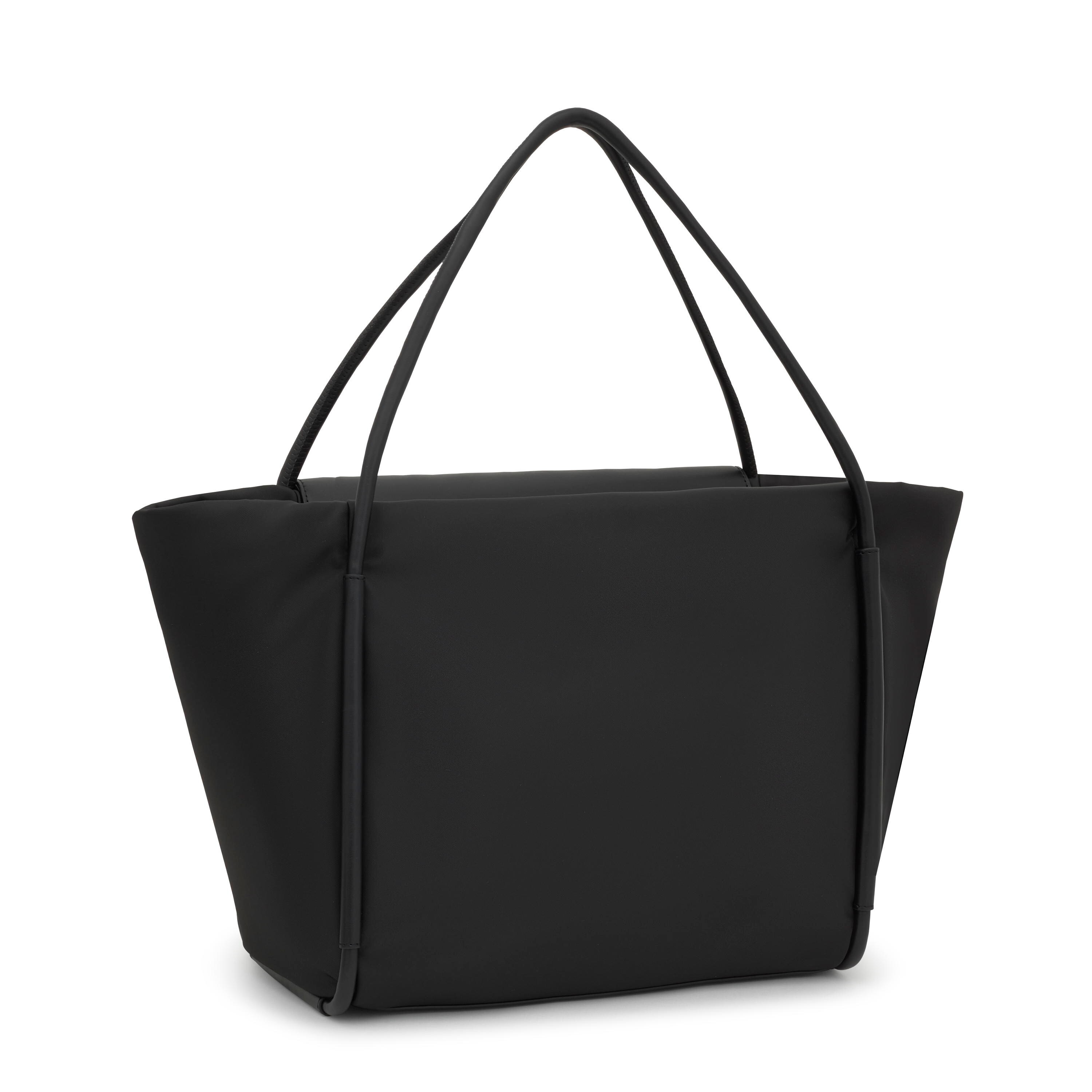 ★TOUT Y EST★ WIDE RECTANGLE BAG BLACK BU-22W-14 Boxy Tote Handbag - Universal Thread™ Black: Cotton Canvas