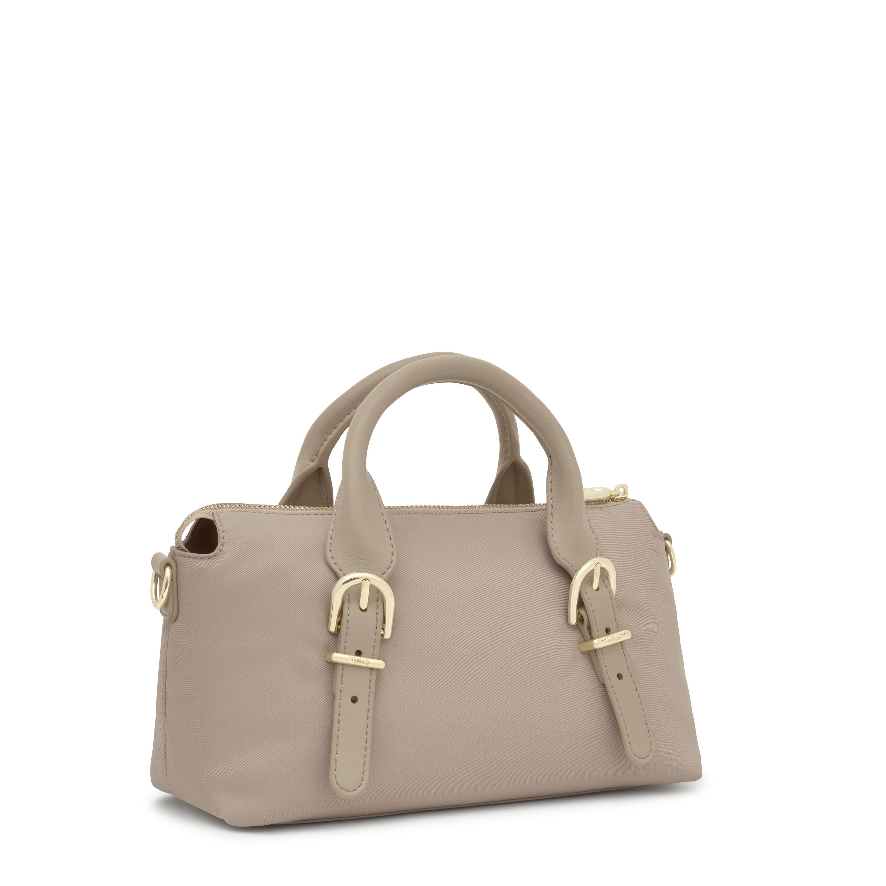 Medium taupe Bowling bag TOUS Buckles Soft
