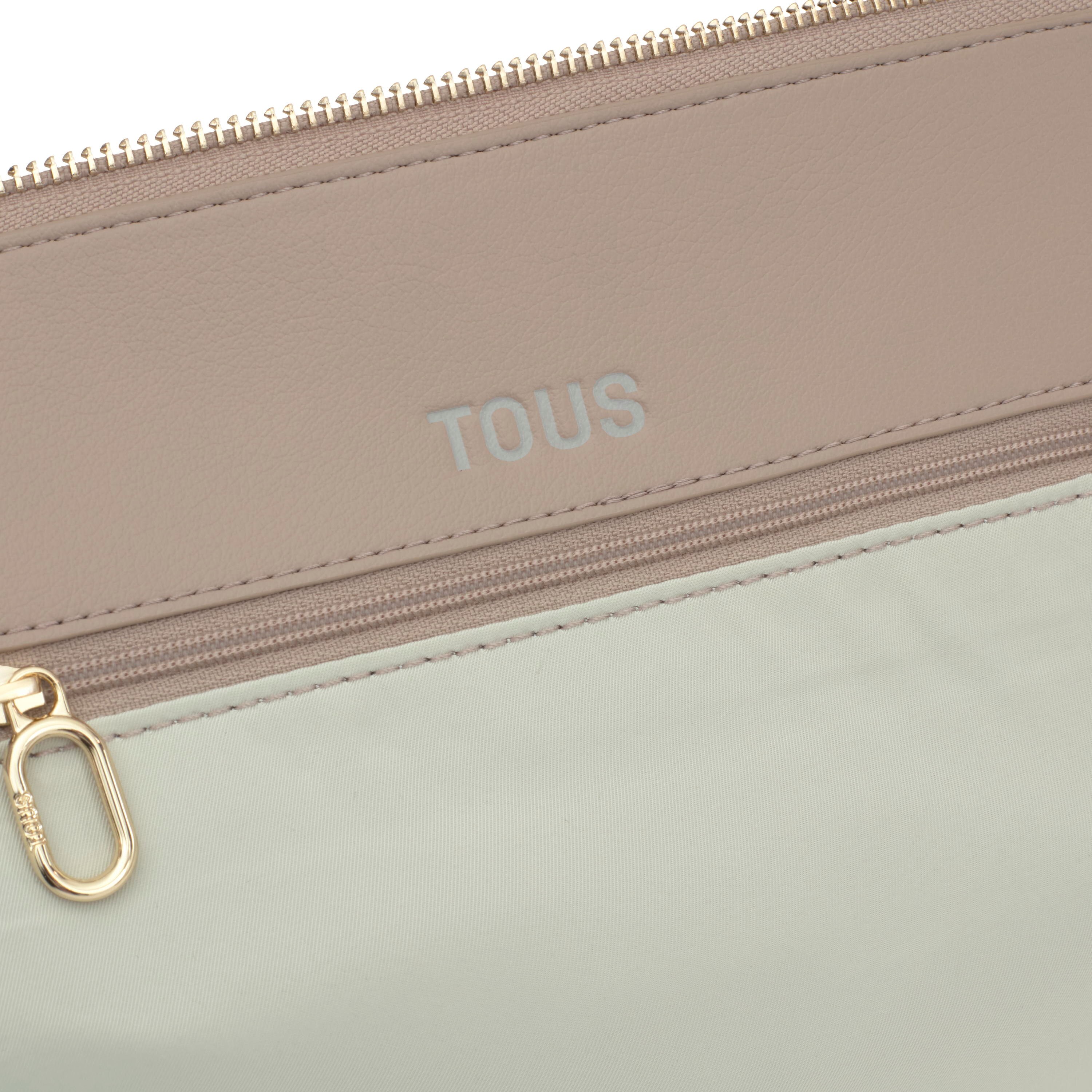 Medium taupe Bowling bag TOUS Buckles Soft