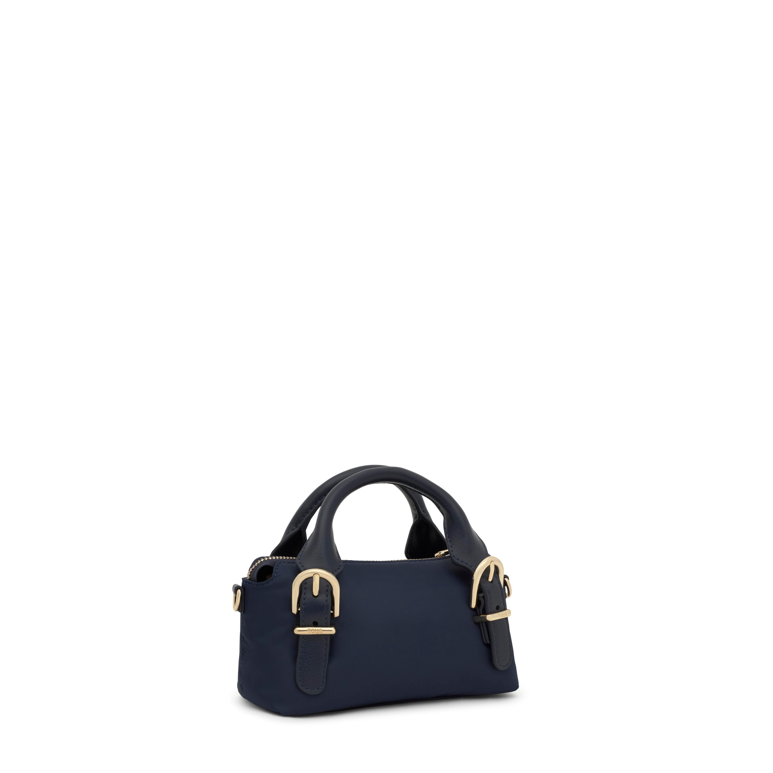 Small navy blue Bowling bag TOUS Buckles Soft