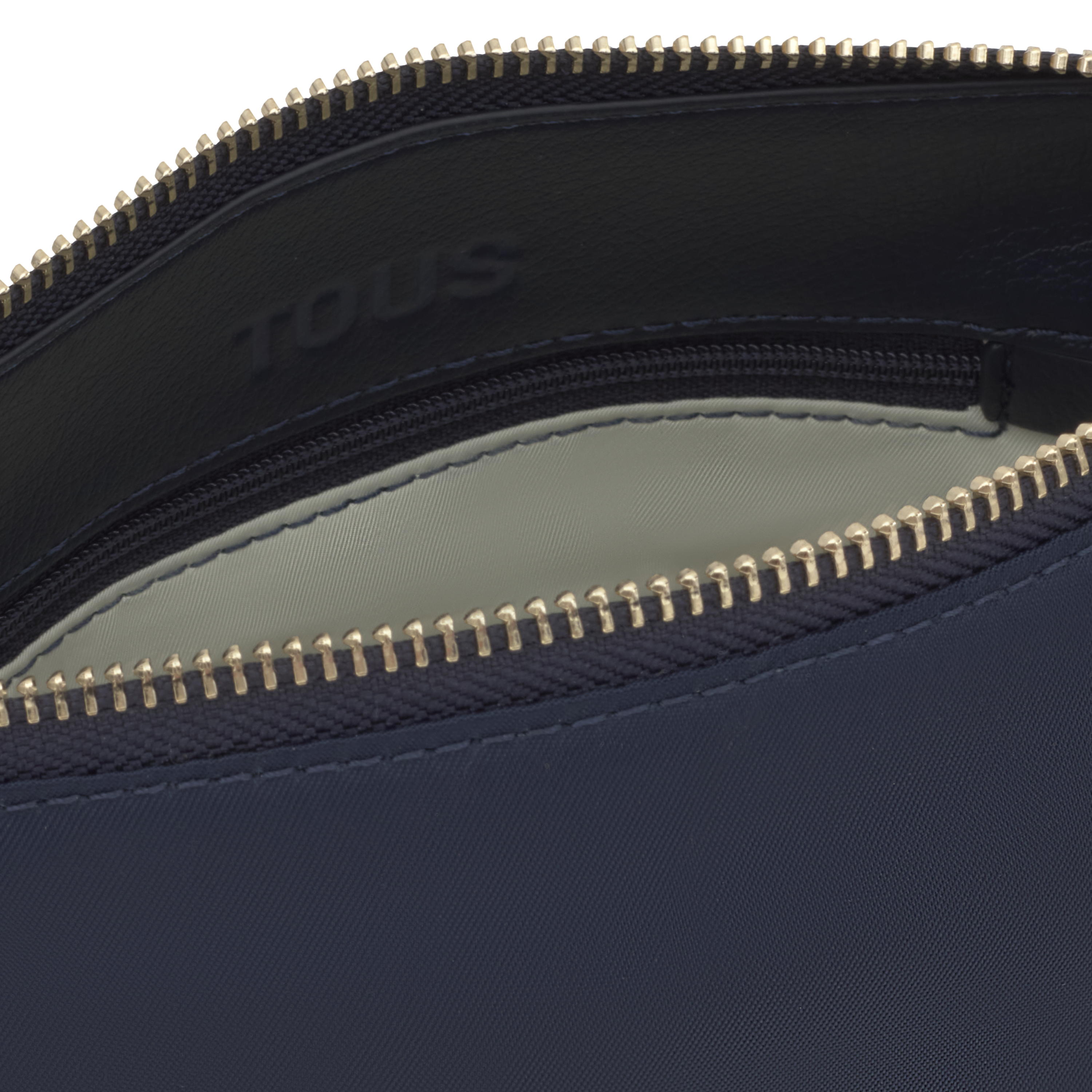 Small navy blue Bowling bag TOUS Buckles Soft