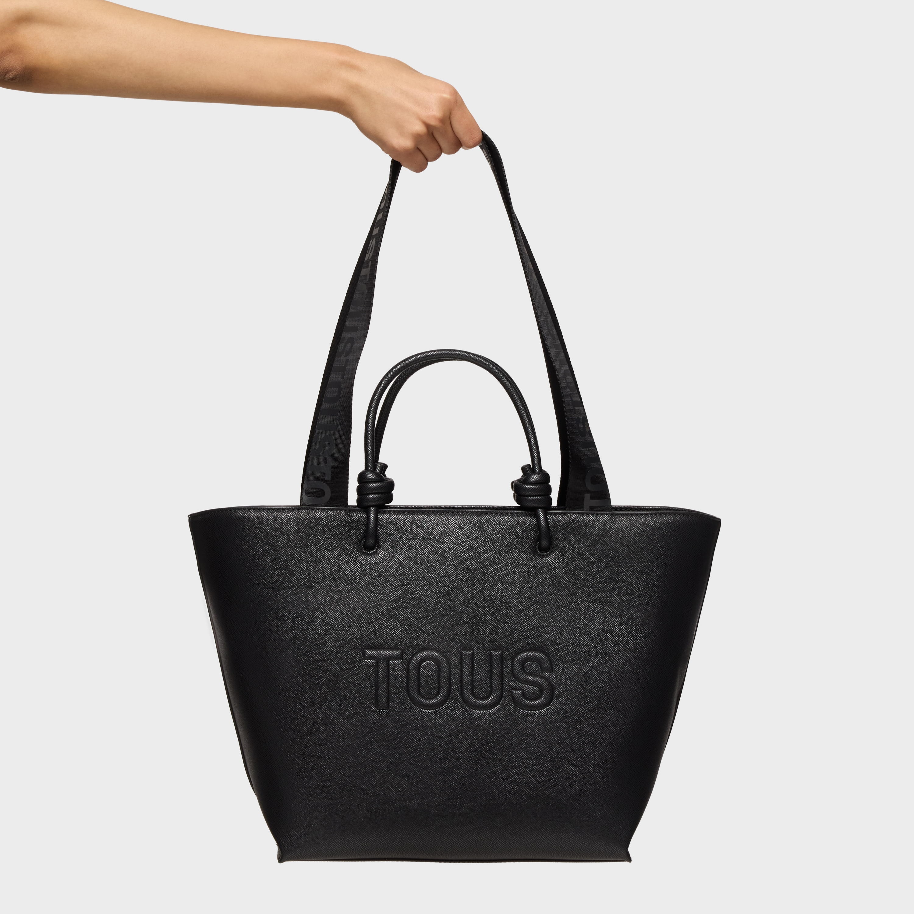 Medium black Tote bag TOUS La Rue New