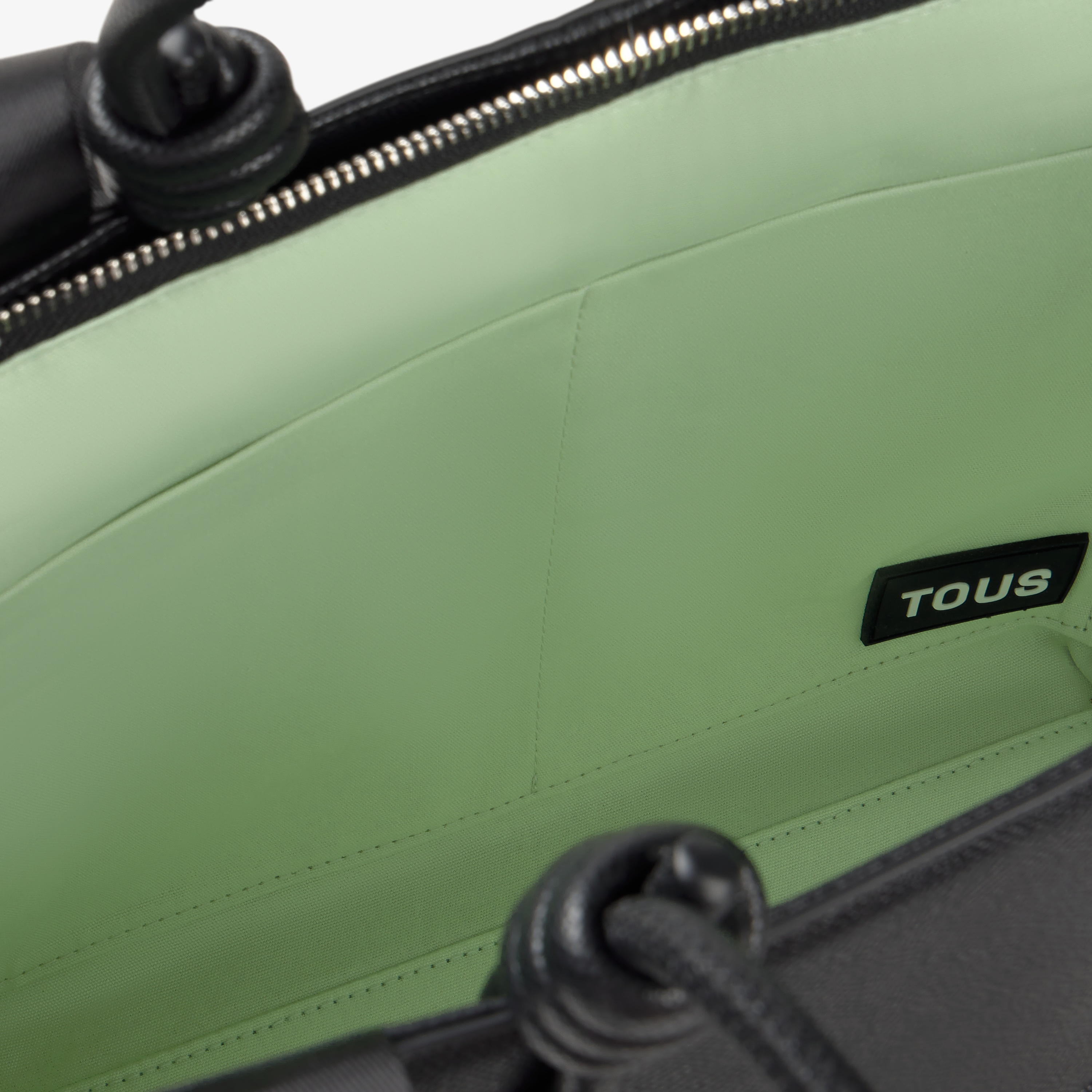 Medium black Tote bag TOUS La Rue New