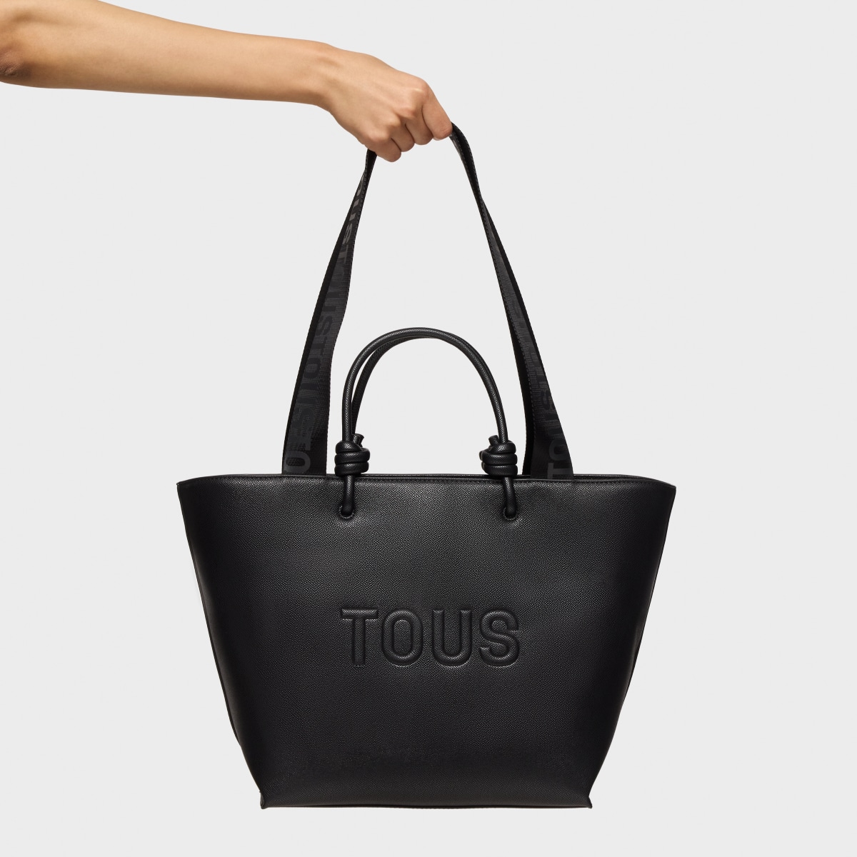 Medium black Tote bag TOUS La Rue New