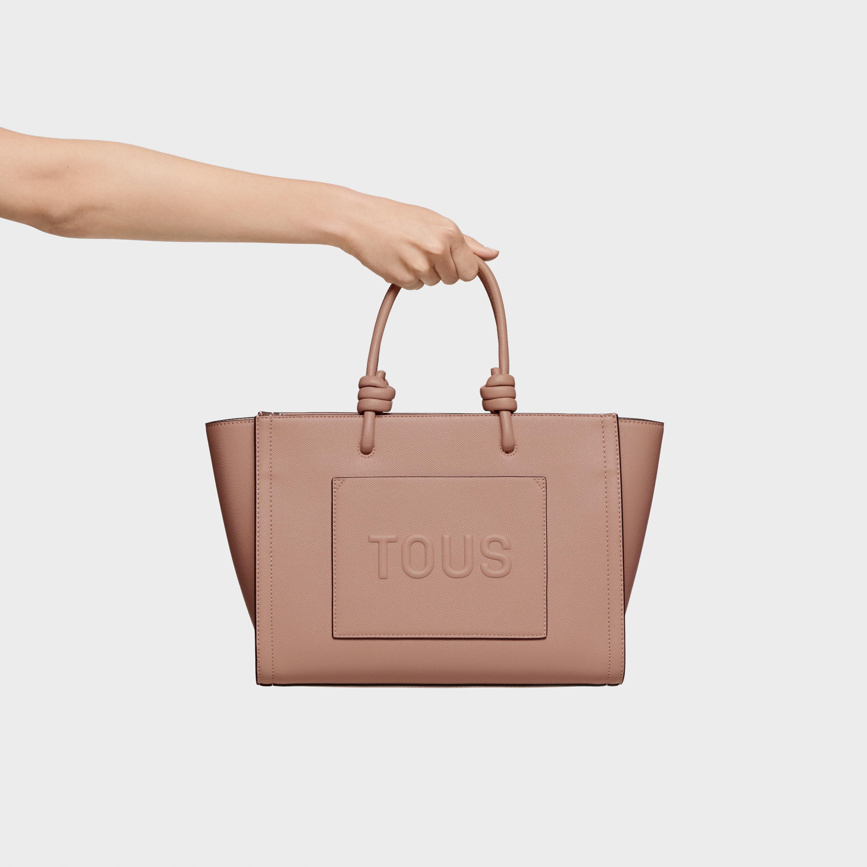 Medium taupe Shopping bag TOUS La Rue New