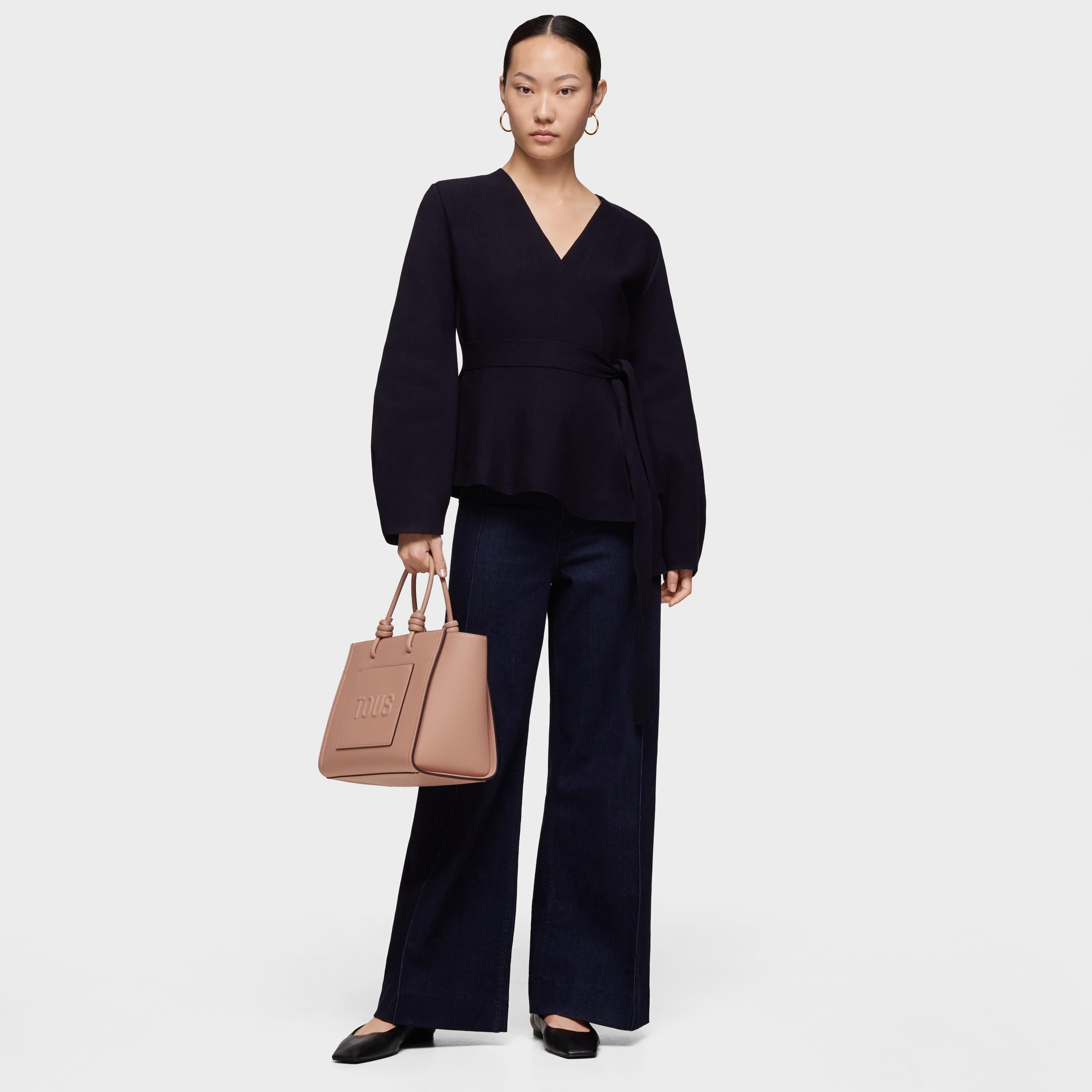 Medium taupe Shopping bag TOUS La Rue New