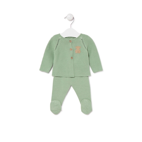 Conjunto de punto de beb&eacute; Tricot bruma image number 0