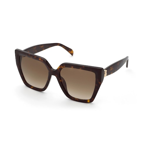 Okulary przeciwsłoneczne TOUS Square Icon w kolorze havana