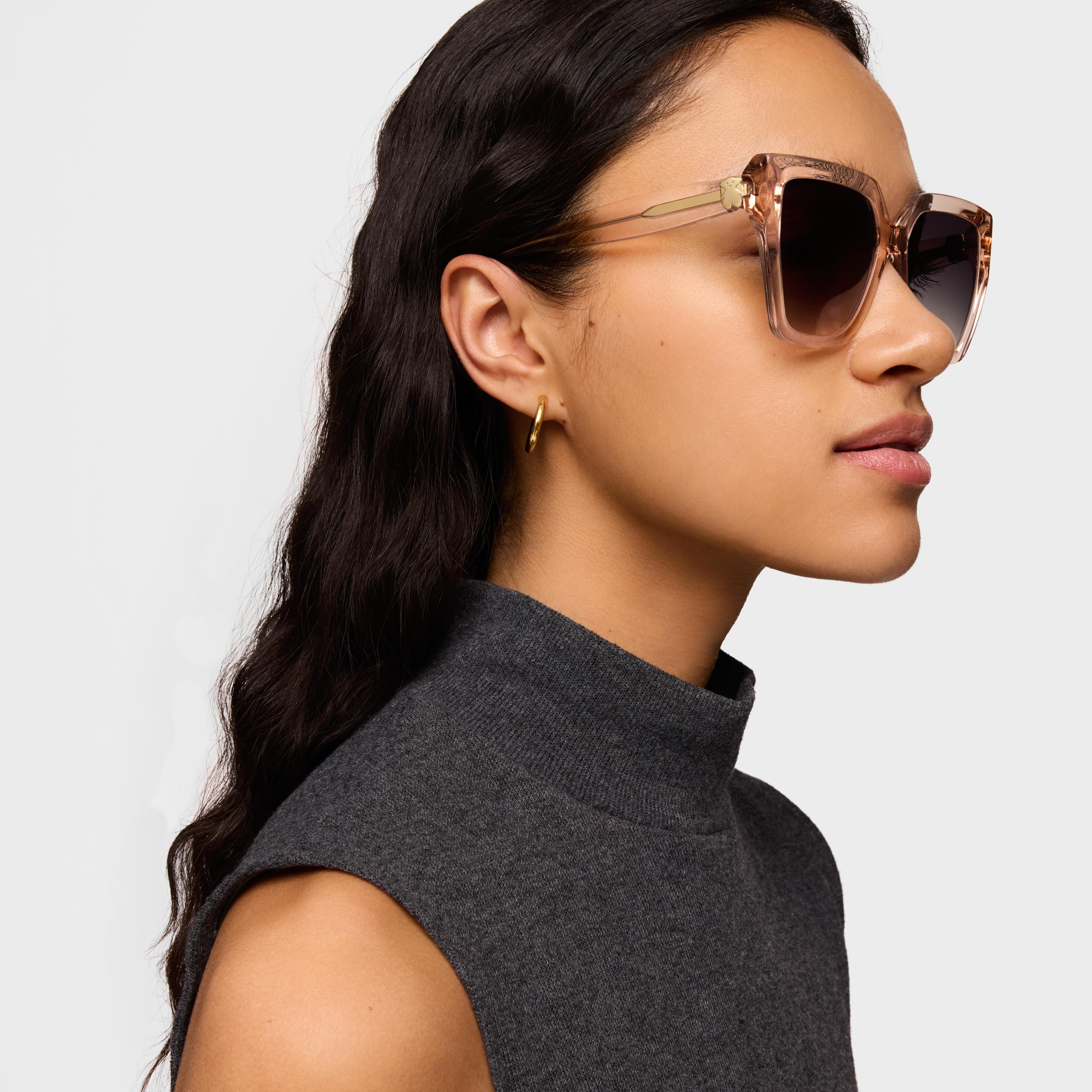 Beige Sunglasses TOUS Square Icon