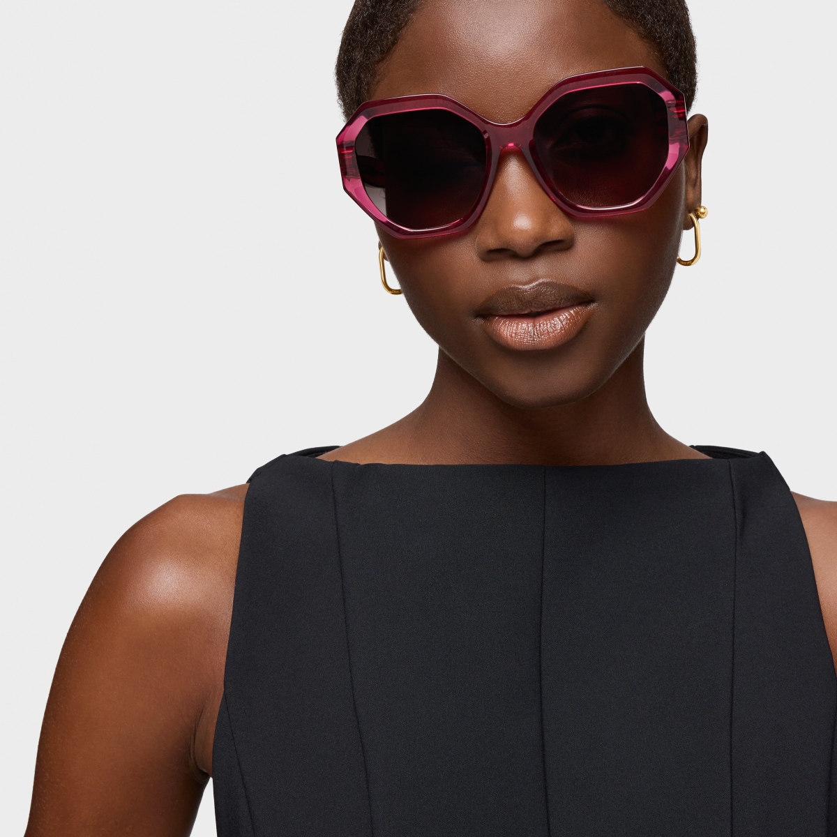 Pink Sunglasses TOUS Hexagon Icon