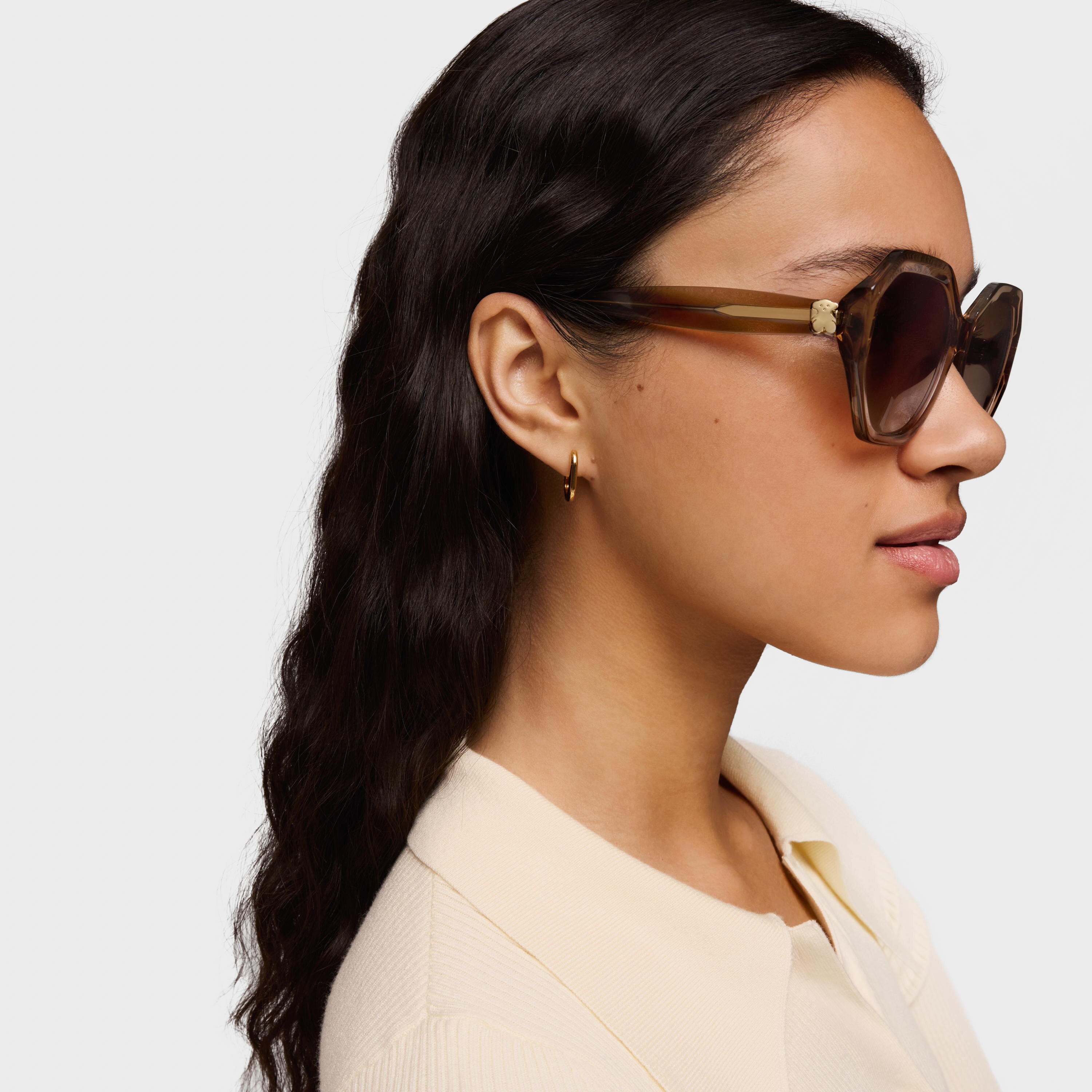 Brown Sunglasses TOUS Hexagon Icon