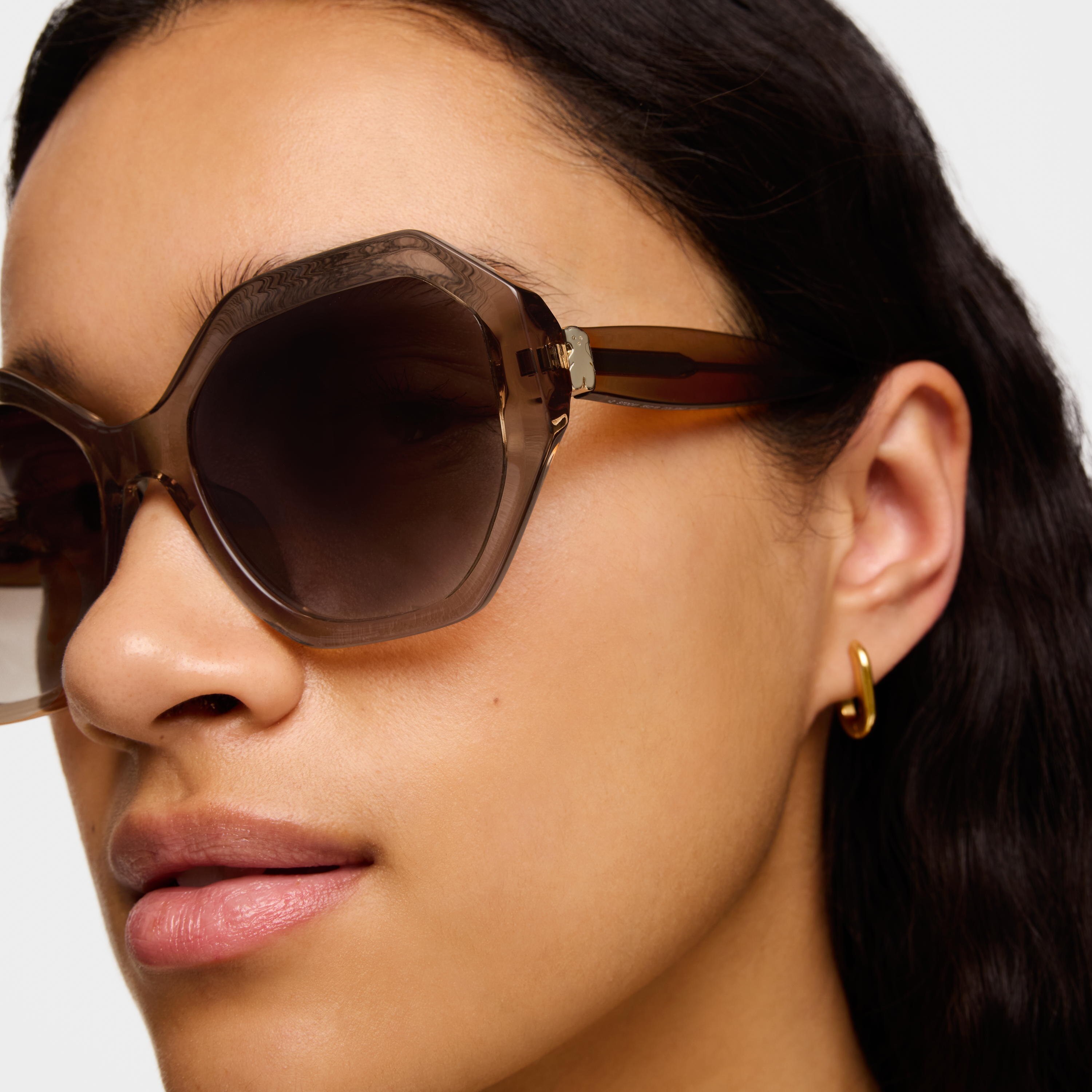 Brown Sunglasses TOUS Hexagon Icon