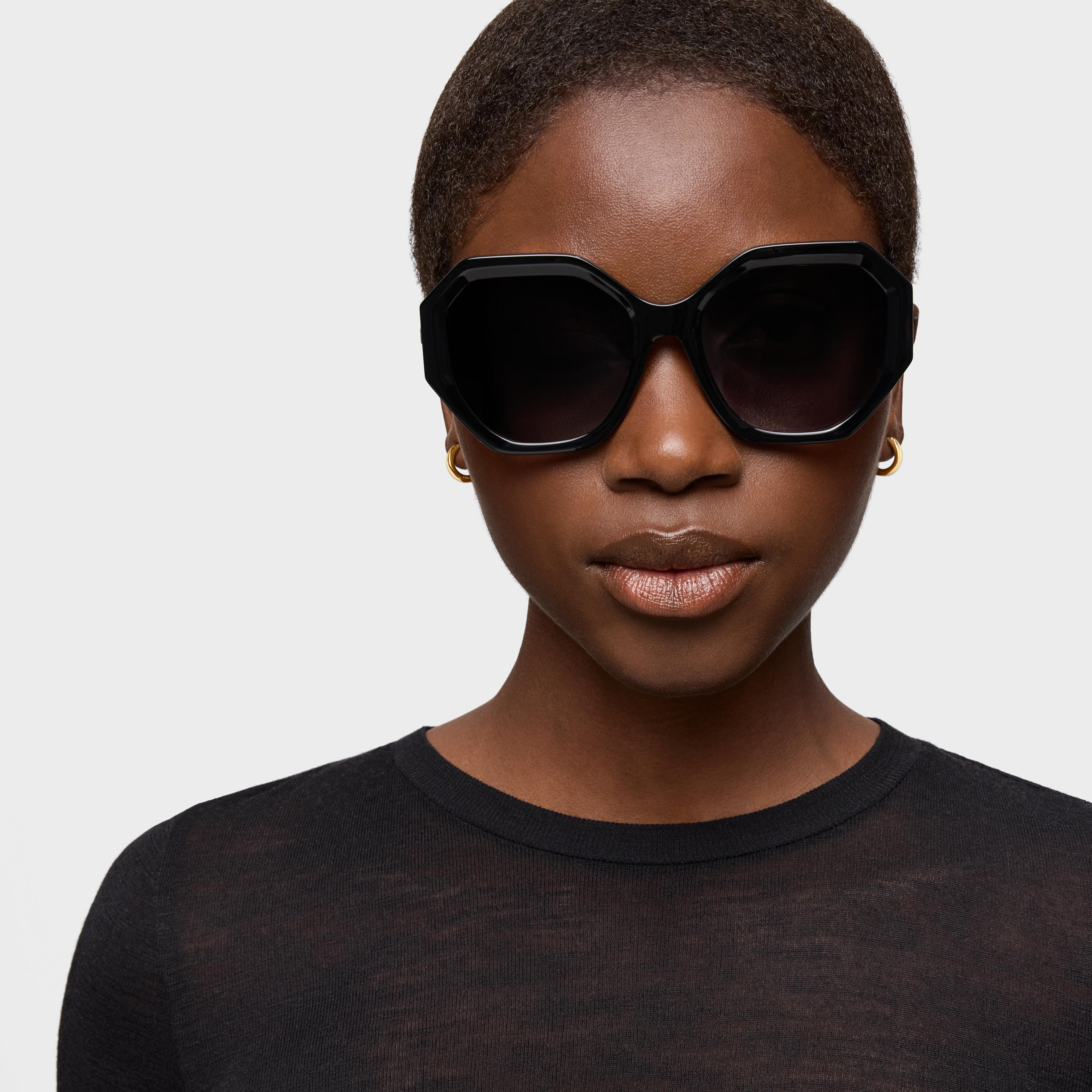 Black Sunglasses TOUS Hexagon Icon