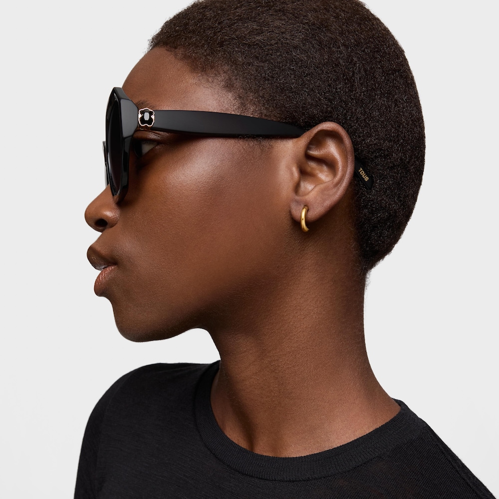 Gafas de sol negras TOUS Hexagon Icon image number 2