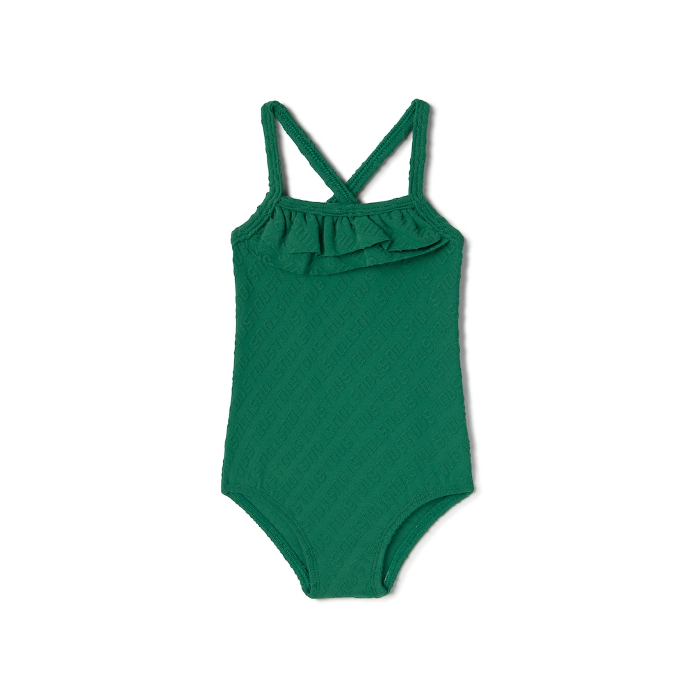 Ba&ntilde;ador integral de ni&ntilde;a Logo verde