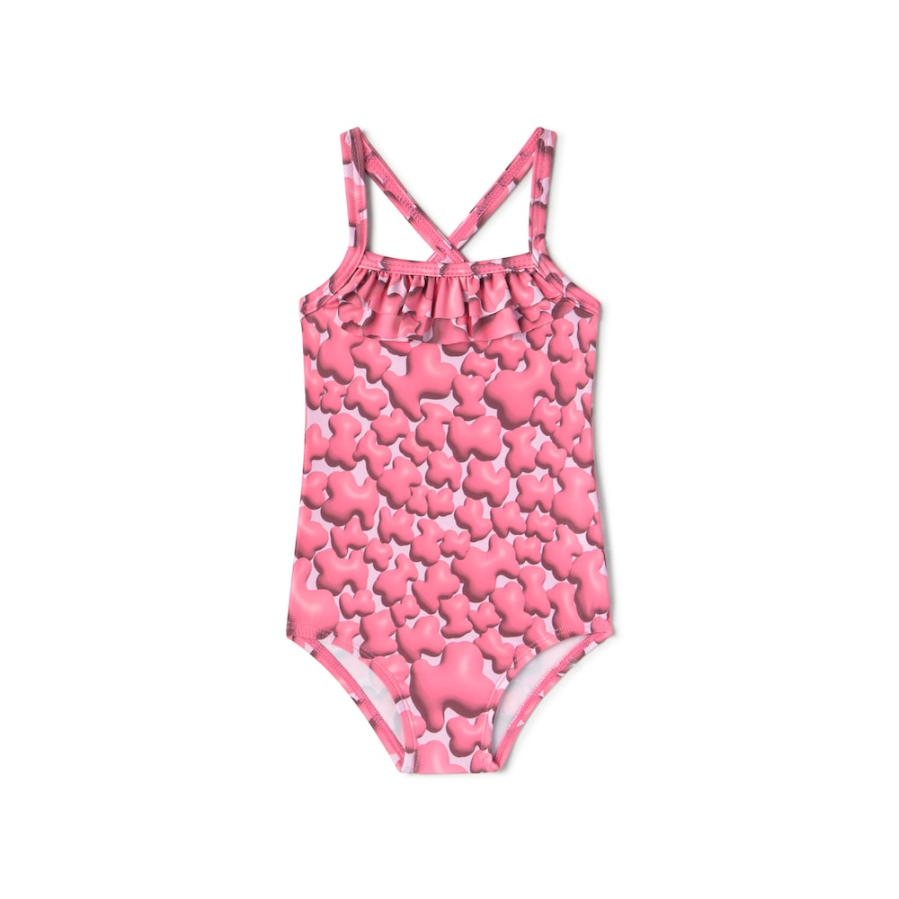 Girls swimsuit in Puff pink