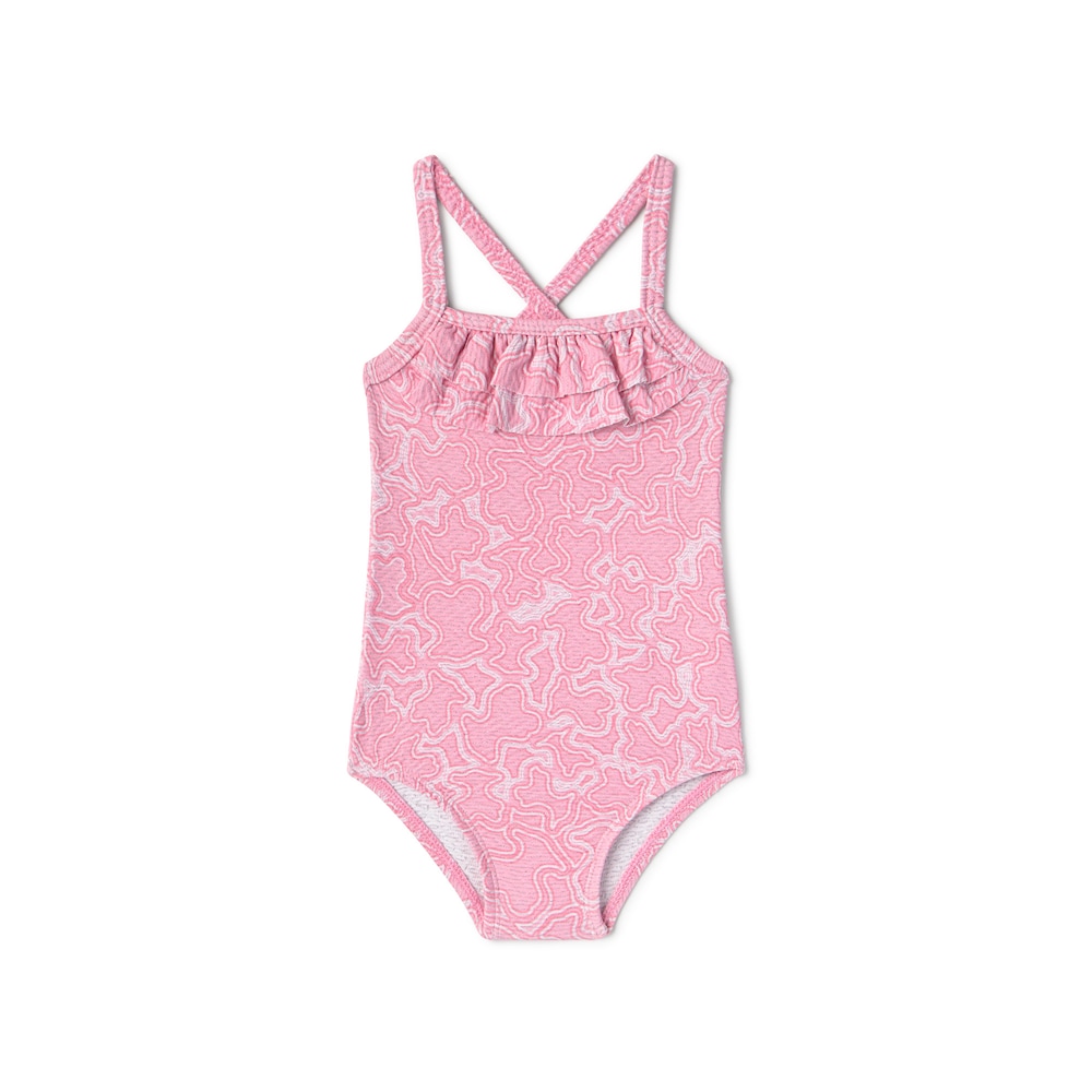 Girls swimsuit in MKaos pink