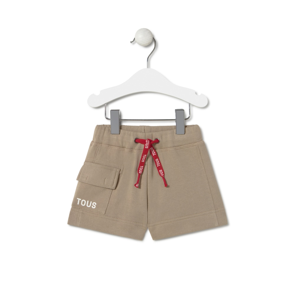Bermudas de menino Casual taup
