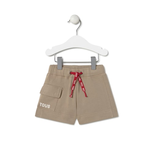 Bermudas de menino Casual taup
