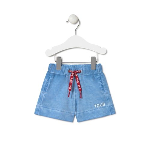 Boys dyed Bermuda shorts in Casual blue