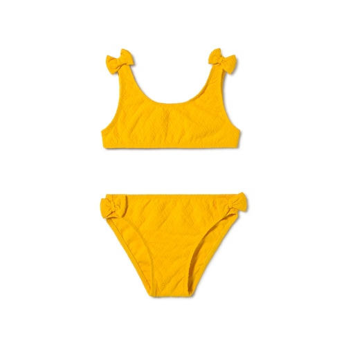 Bikini de menina Logótipo amarelo