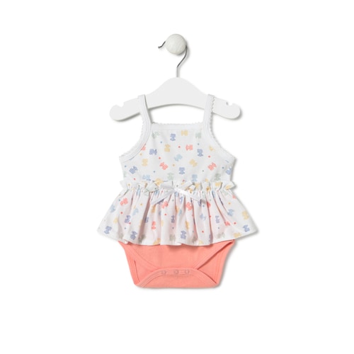 Body com saia de bebé menina Star cor única