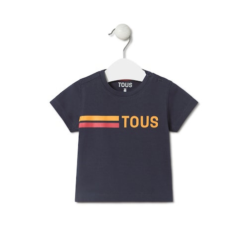 Camisola Bold Bear posterior Casual azul marinho