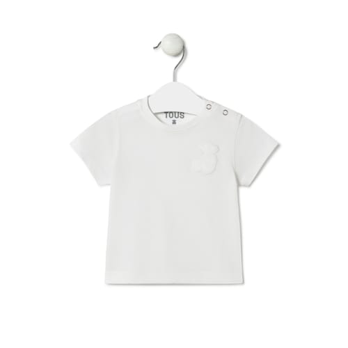 Dyed t-shirt in Casual white